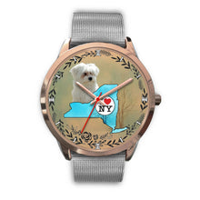 Load image into Gallery viewer, Cute Maltese Dog New York Christmas Special Wrist Watch-Free Shipping