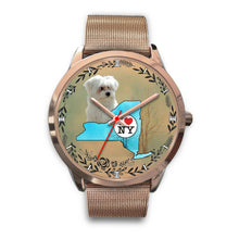 Load image into Gallery viewer, Cute Maltese Dog New York Christmas Special Wrist Watch-Free Shipping