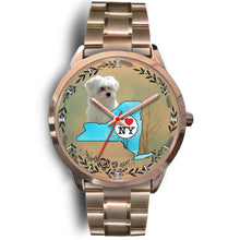 Load image into Gallery viewer, Cute Maltese Dog New York Christmas Special Wrist Watch-Free Shipping