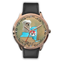 Load image into Gallery viewer, Cute Maltese Dog New York Christmas Special Wrist Watch-Free Shipping