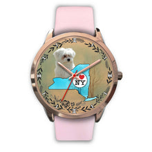 Load image into Gallery viewer, Cute Maltese Dog New York Christmas Special Wrist Watch-Free Shipping