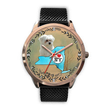 Load image into Gallery viewer, Cute Maltese Dog New York Christmas Special Wrist Watch-Free Shipping