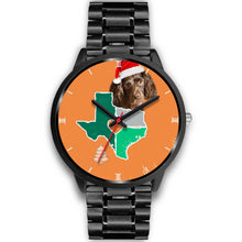 Load image into Gallery viewer, Boykin Spaniel Dog Texas Christmas Special Wrist Watch-Free Shipping