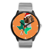 Load image into Gallery viewer, Boykin Spaniel Dog Texas Christmas Special Wrist Watch-Free Shipping