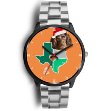 Load image into Gallery viewer, Boykin Spaniel Dog Texas Christmas Special Wrist Watch-Free Shipping
