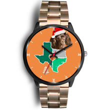 Load image into Gallery viewer, Boykin Spaniel Dog Texas Christmas Special Wrist Watch-Free Shipping