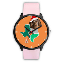 Load image into Gallery viewer, Boykin Spaniel Dog Texas Christmas Special Wrist Watch-Free Shipping