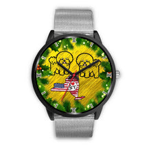Load image into Gallery viewer, Cute Bichon Fries Dog Art New York Christmas Special Wrist Watch-Free Shipping