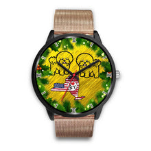Load image into Gallery viewer, Cute Bichon Fries Dog Art New York Christmas Special Wrist Watch-Free Shipping