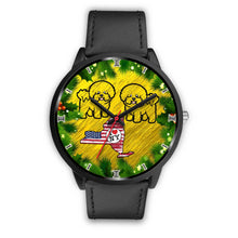 Load image into Gallery viewer, Cute Bichon Fries Dog Art New York Christmas Special Wrist Watch-Free Shipping