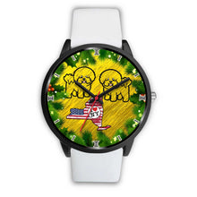 Load image into Gallery viewer, Cute Bichon Fries Dog Art New York Christmas Special Wrist Watch-Free Shipping