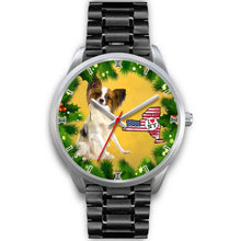 Load image into Gallery viewer, Cute Papillon Dog New York Christmas Special Wrist Watch-Free Shipping