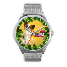 Load image into Gallery viewer, Cute Papillon Dog New York Christmas Special Wrist Watch-Free Shipping