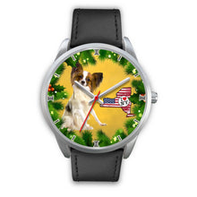 Load image into Gallery viewer, Cute Papillon Dog New York Christmas Special Wrist Watch-Free Shipping