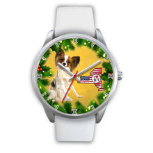 Load image into Gallery viewer, Cute Papillon Dog New York Christmas Special Wrist Watch-Free Shipping