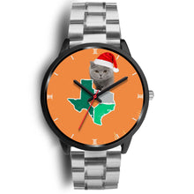 Load image into Gallery viewer, British Shorthair Cat Texas Christmas Special Wrist Watch-Free Shipping