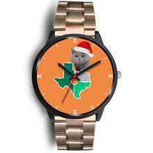 Load image into Gallery viewer, British Shorthair Cat Texas Christmas Special Wrist Watch-Free Shipping