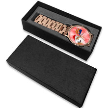 Load image into Gallery viewer, Akita Dog On Christmas Arizona Golden Wrist Watch-Free Shipping