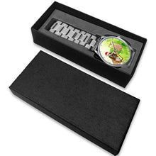 Load image into Gallery viewer, Cute Basset Hound On Christmas Alabama Silver Wrist Watch-Free Shipping