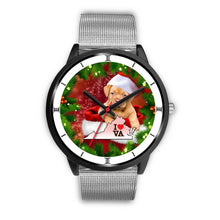 Load image into Gallery viewer, Cute Bordeaux Mastiff Dog Virginia Christmas Special Wrist Watch-Free Shipping