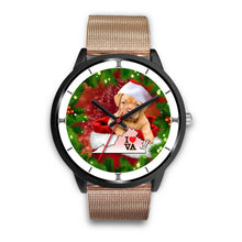 Load image into Gallery viewer, Cute Bordeaux Mastiff Dog Virginia Christmas Special Wrist Watch-Free Shipping