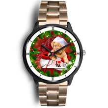 Load image into Gallery viewer, Cute Bordeaux Mastiff Dog Virginia Christmas Special Wrist Watch-Free Shipping