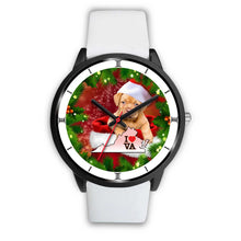 Load image into Gallery viewer, Cute Bordeaux Mastiff Dog Virginia Christmas Special Wrist Watch-Free Shipping