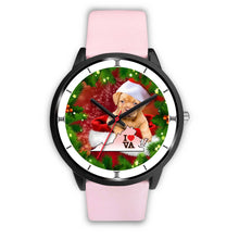 Load image into Gallery viewer, Cute Bordeaux Mastiff Dog Virginia Christmas Special Wrist Watch-Free Shipping
