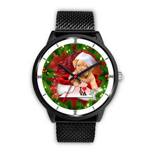 Load image into Gallery viewer, Cute Bordeaux Mastiff Dog Virginia Christmas Special Wrist Watch-Free Shipping