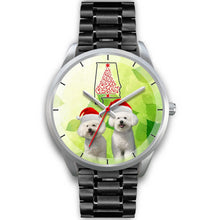 Load image into Gallery viewer, Cute Bichon Frise On Christmas Alabama Wrist Watch-Free Shipping