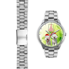 Load image into Gallery viewer, Cute Bichon Frise On Christmas Alabama Wrist Watch-Free Shipping