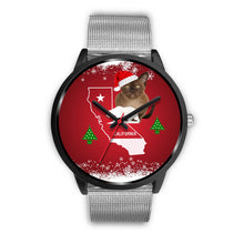Load image into Gallery viewer, Burmese Cat California Christmas Special Wrist Watch-Free Shipping