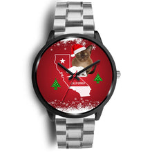 Load image into Gallery viewer, Burmese Cat California Christmas Special Wrist Watch-Free Shipping
