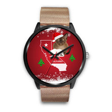 Load image into Gallery viewer, Burmese Cat California Christmas Special Wrist Watch-Free Shipping