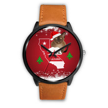 Load image into Gallery viewer, Burmese Cat California Christmas Special Wrist Watch-Free Shipping