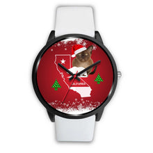 Load image into Gallery viewer, Burmese Cat California Christmas Special Wrist Watch-Free Shipping