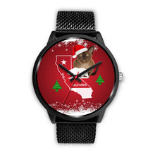 Load image into Gallery viewer, Burmese Cat California Christmas Special Wrist Watch-Free Shipping