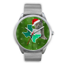 Load image into Gallery viewer, Chartreux Cat Texas Christmas Special Wrist Watch-Free Shipping