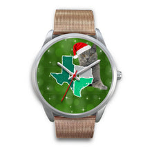 Load image into Gallery viewer, Chartreux Cat Texas Christmas Special Wrist Watch-Free Shipping