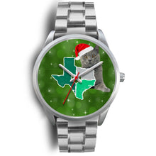 Load image into Gallery viewer, Chartreux Cat Texas Christmas Special Wrist Watch-Free Shipping