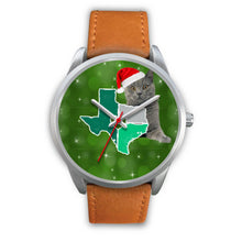 Load image into Gallery viewer, Chartreux Cat Texas Christmas Special Wrist Watch-Free Shipping
