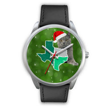 Load image into Gallery viewer, Chartreux Cat Texas Christmas Special Wrist Watch-Free Shipping