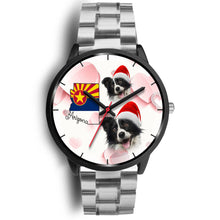 Load image into Gallery viewer, Cute Border Collie On Christmas Arizona Wrist Watch-Free Shipping