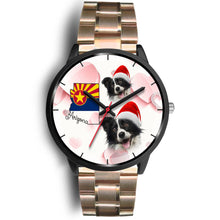 Load image into Gallery viewer, Cute Border Collie On Christmas Arizona Wrist Watch-Free Shipping