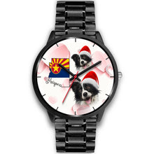 Load image into Gallery viewer, Cute Border Collie On Christmas Arizona Wrist Watch-Free Shipping