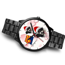 Load image into Gallery viewer, Cute Border Collie On Christmas Arizona Wrist Watch-Free Shipping