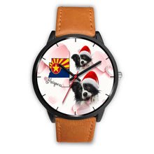 Load image into Gallery viewer, Cute Border Collie On Christmas Arizona Wrist Watch-Free Shipping