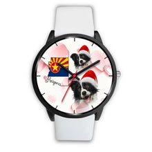Load image into Gallery viewer, Cute Border Collie On Christmas Arizona Wrist Watch-Free Shipping