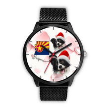 Load image into Gallery viewer, Cute Border Collie On Christmas Arizona Wrist Watch-Free Shipping