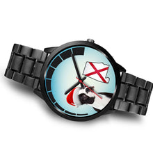 Load image into Gallery viewer, Boston Terrier On Christmas Alabama Wrist Watch-Free Shipping